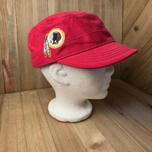 NFL Washington Redskins Womens Red Military‎ Cap Hat Sequin Logo Adjustable